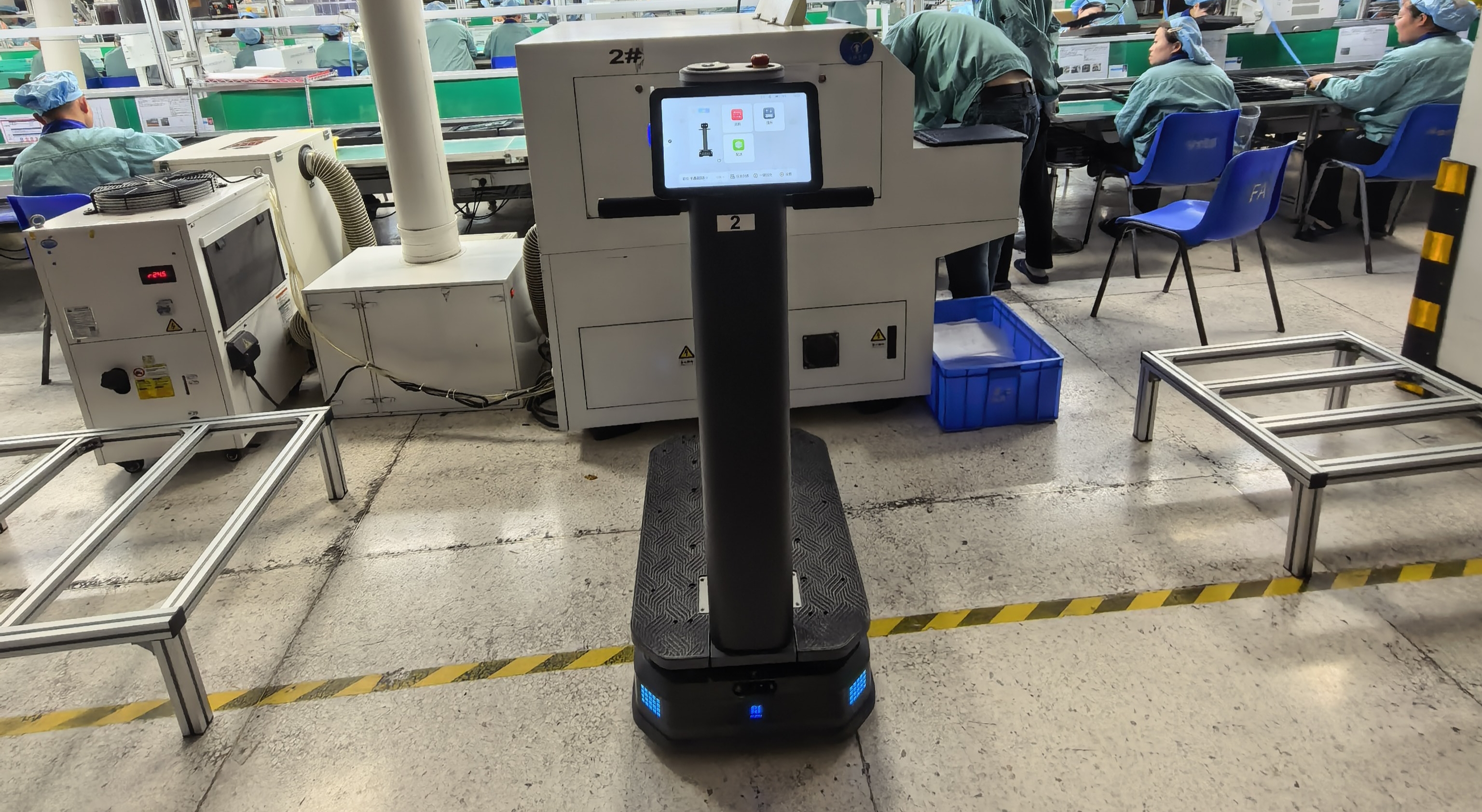 苏州蚂蜂窝机器人与与吴江电子厂合作